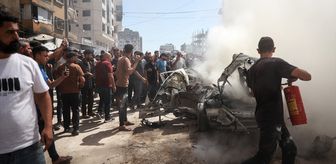 İsrail'in Gazze kentinde bir araca düzenlediği İHA saldırısında en az bir Filistinli hayatını kaybetti