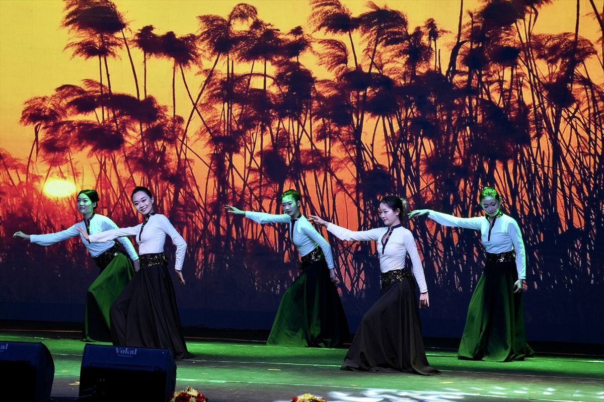 Pekin Yabancı Diller Üniversitesi Dans ve Müzik Topluluğu Fethiye'de sahne aldı