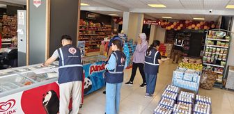 Seydişehir'de marketlerde fiyat ve etiket denetimi yapıldı