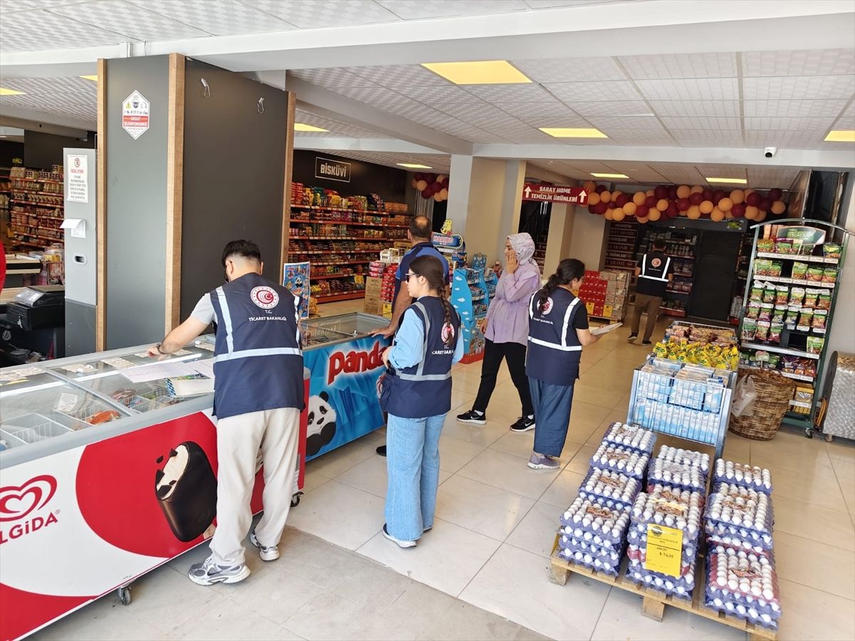 Seydişehir'de marketlerde fiyat ve etiket denetimi yapıldı