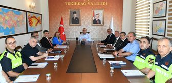 Tekirdağ'da Velimeşe köprülü kavşak projesi toplantısı yapıldı