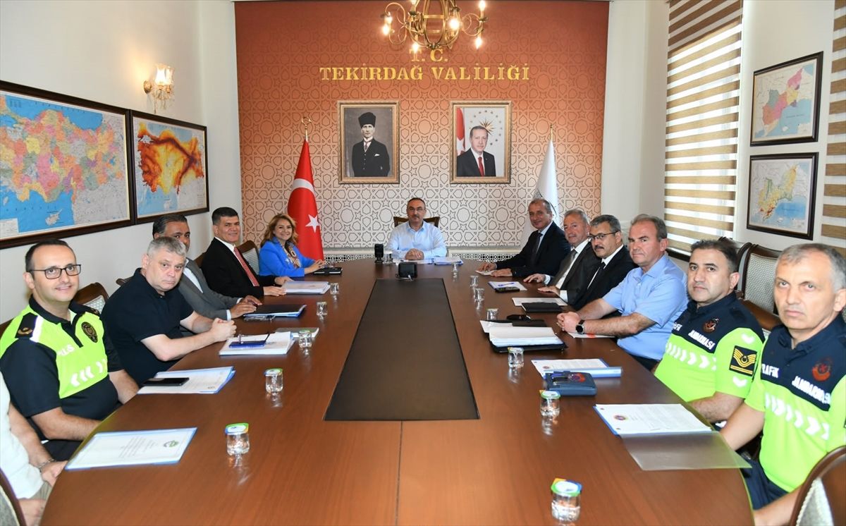 Tekirdağ'da Velimeşe köprülü kavşak projesi toplantısı yapıldı