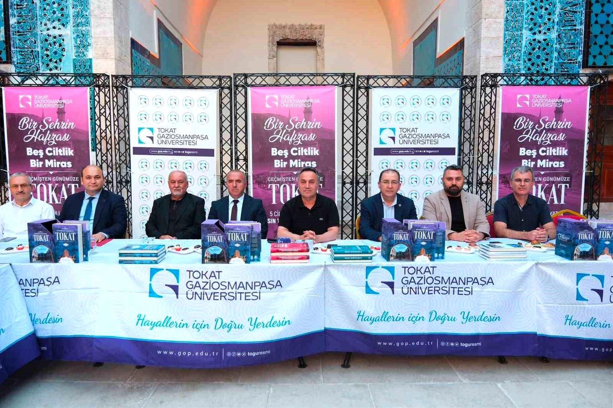 TOGÜ, beş ciltlik 'Geçmişten Günümüze Tokat' külliyatını tanıttı