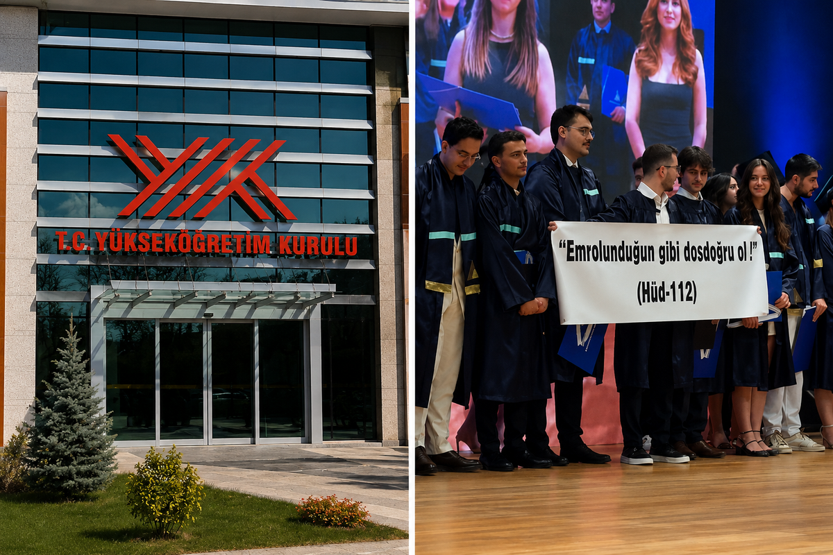 YÖK'ten Yeditepe Üniversitesi'ndeki 'ayetli pankart' krizine soruşturma