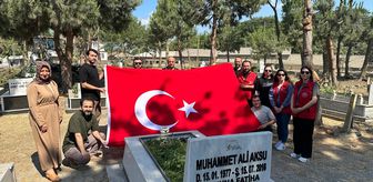 Şehit Muhammed Ali Aksu kabri başında anıldı