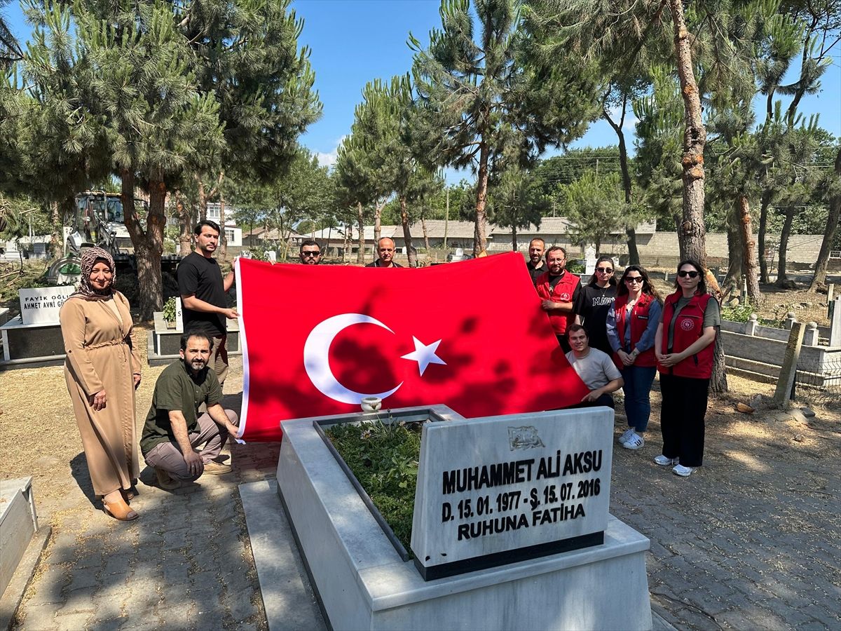Şehit Muhammed Ali Aksu kabri başında anıldı