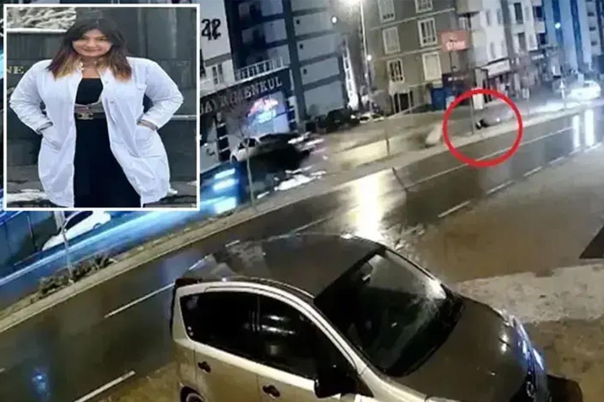 Tıp öğrencisi Yaren'in hayatını kaybettiği kazanın yeni görüntüleri ortaya çıktı