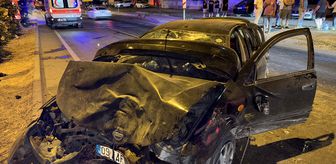Aydın'da ağaca çarpan otomobildeki 6 kişi yaralandı