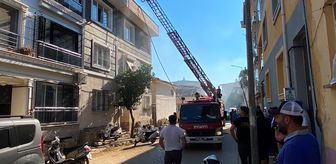 Aydın'da çıkan yangında 2 kişi dumandan etkilendi