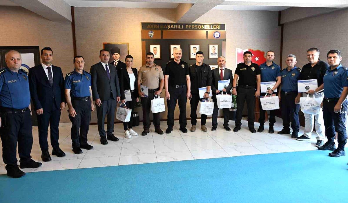 Başarılı Polisler ödüllendirildi