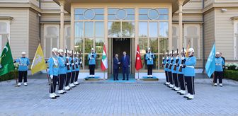Cumhurbaşkanı Erdoğan, Lübnan Başbakanı Selam'ı Vahdettin Köşkü'nde ağırladı