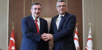 Cumhurbaşkanı Yardımcısı Yılmaz, Erhürman ile bir araya geldi: Kıbrıs meselesinde destek vurgusu