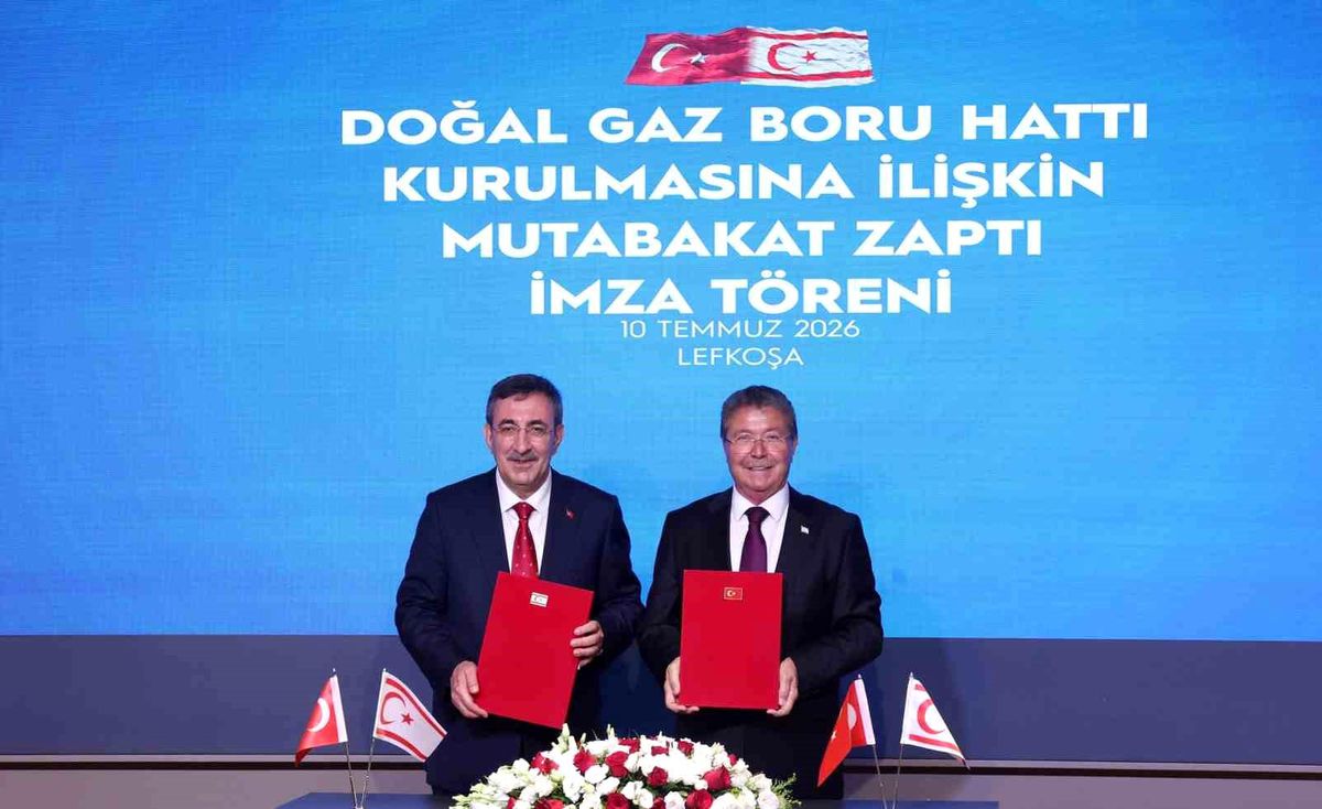 KKTC'ye doğal gaz boru hattı için mutabakat
