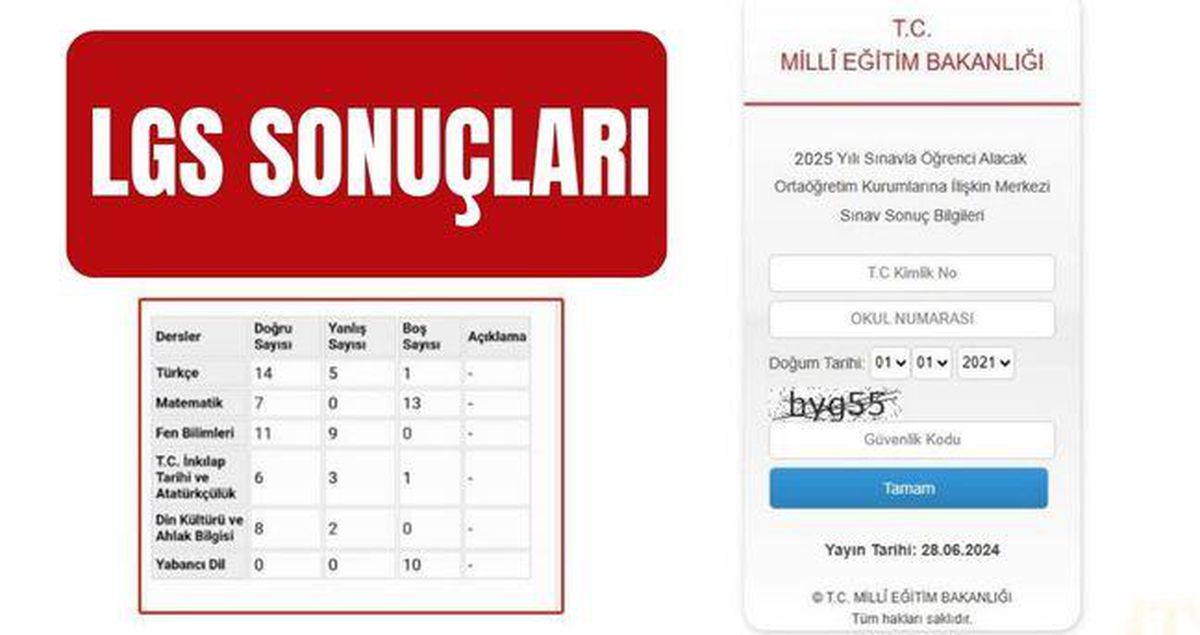 e-Okul'dan LGS sonucuna nasıl bakılır? LGS puanına nereden bakılır? e-Okul VBS üzerinden LGS sonucu nasıl öğrenilir?