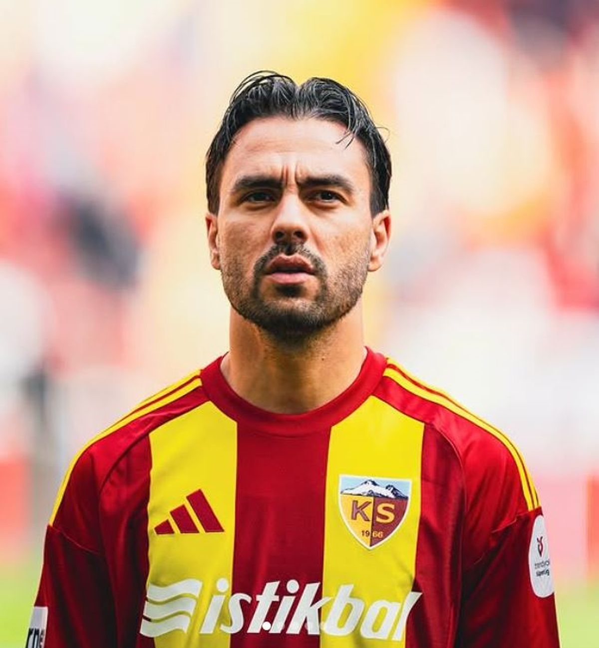 Furkan Soyalp'ın Kayserispor'a veda ettiğini belirten bir görsel.
