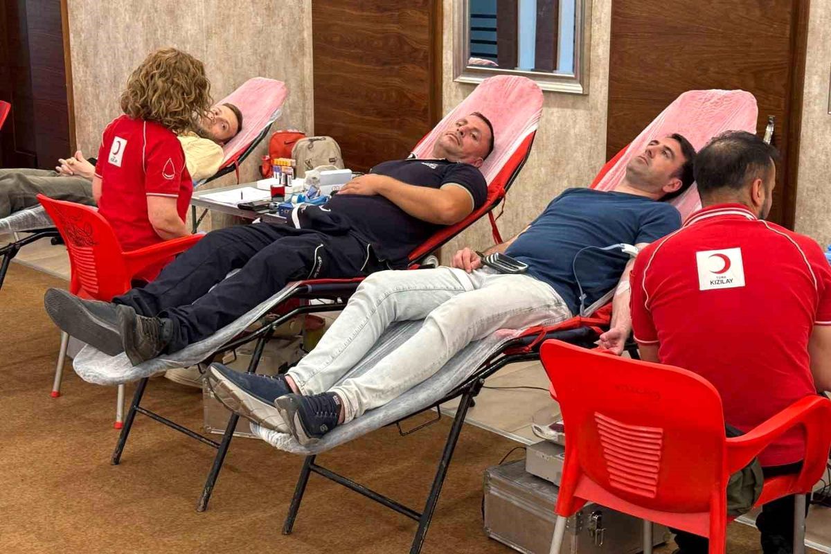 Hayat kurtaran kampanyaya AOSB'den güçlü katılım
