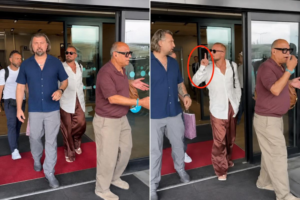 İstanbul'a gelen Ricky Martin, basınla arasına giren korumasını sakinleştirdi