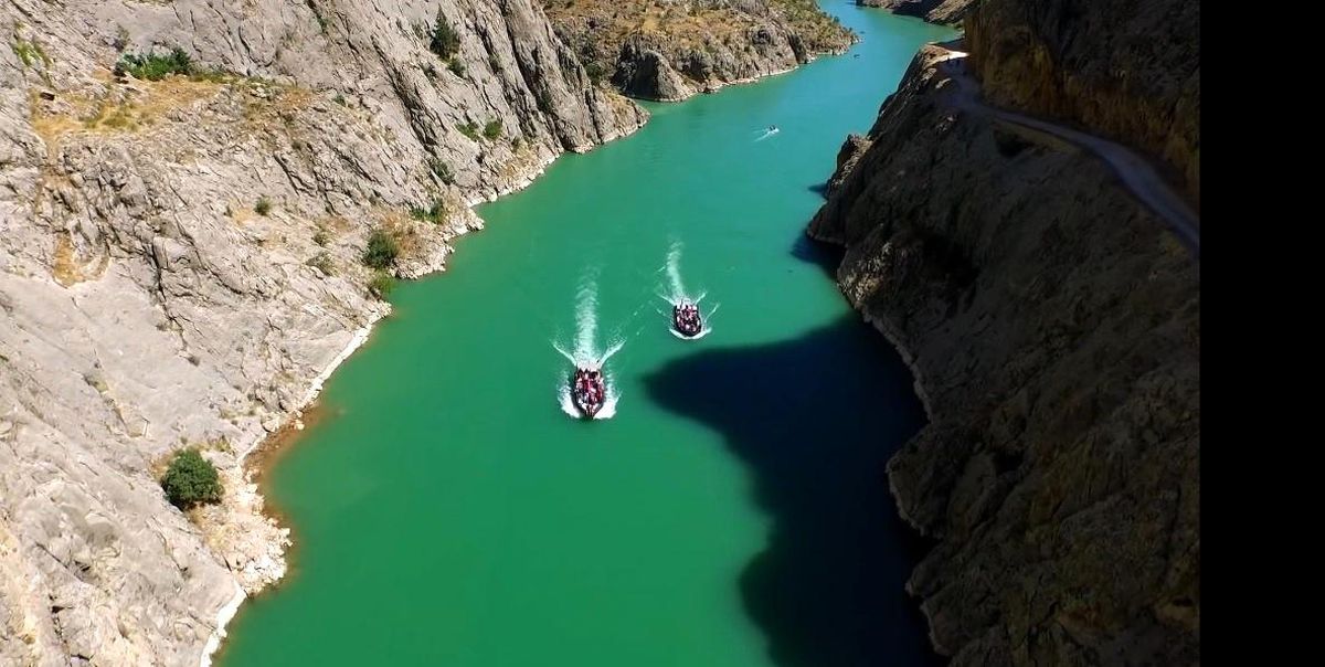 Kemaliye'de doğa ve adrenalin buluştu