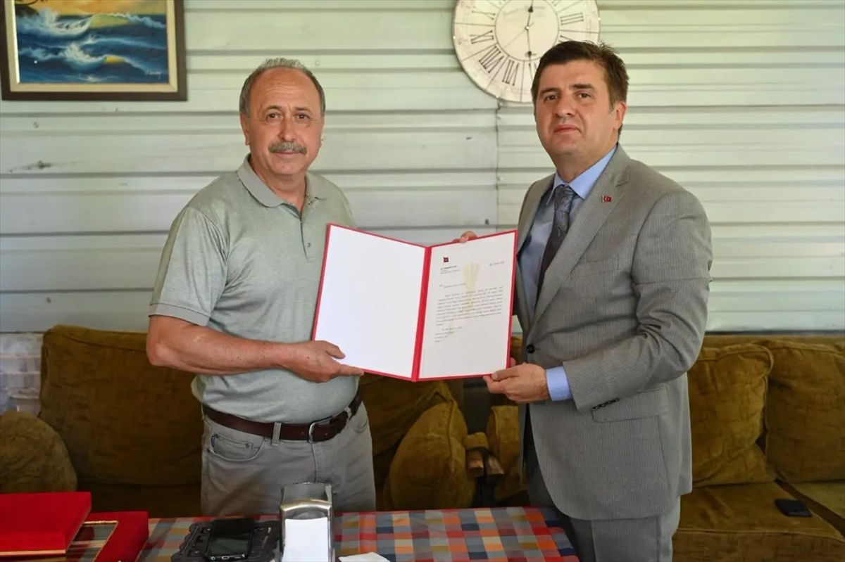 Şehit Jandarma Astsubay Yusuf Ergün'e Şehadet Belgesi