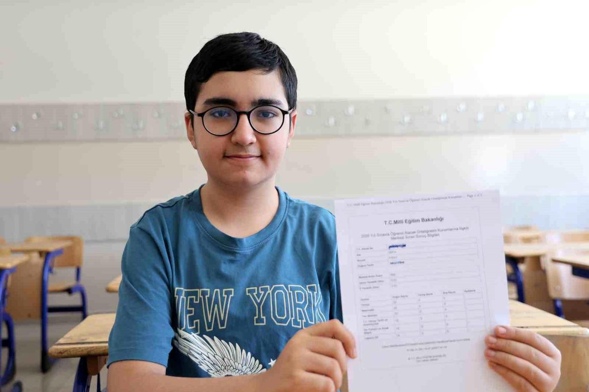 LGS birincisi Fırat: 'Bu başarı için 4 yıldır çalışıyorum'
