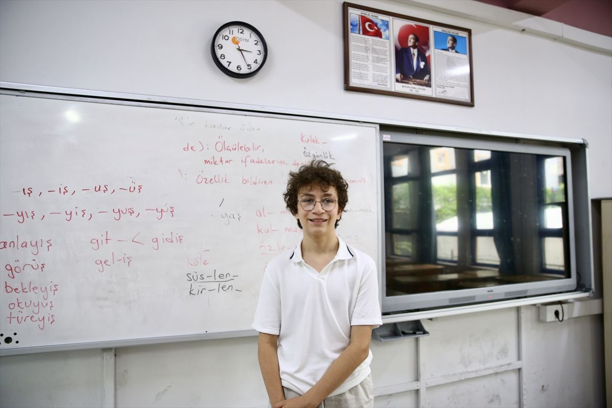 LGS'de tam puan alan Çınar Alp Çalış sayısal alanda ilerlemek istiyor