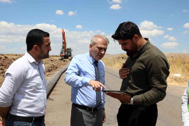 Mardin’in en büyük grup içme suyu hattında yenileme çalışmaları sürüyor