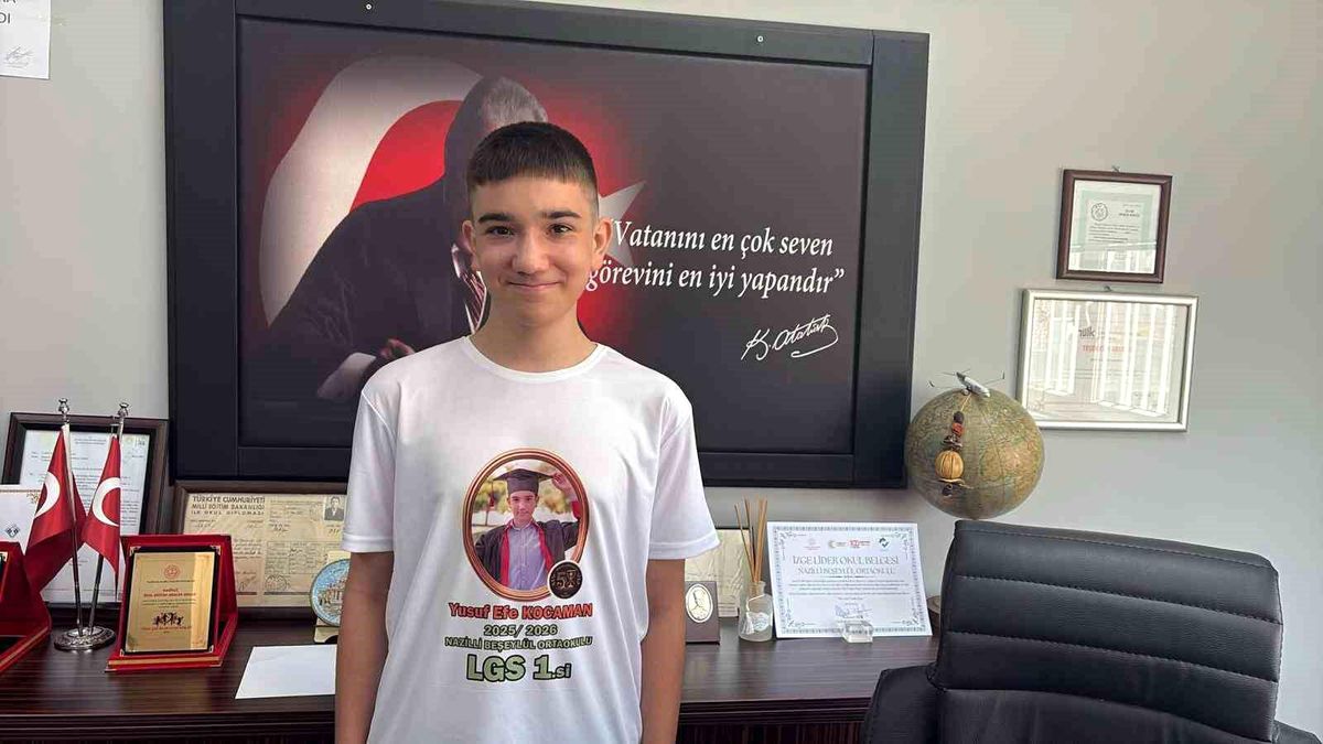 Nazilli Beşeylül Ortaokulu, LGS'de Türkiye birincisi çıkardı