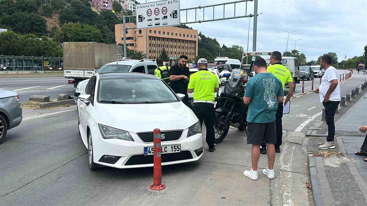 Samsun'da maddi hasarlı trafik kazası