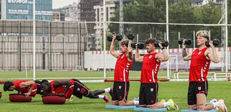 Samsunspor, yeni sezon hazırlıklarını sürdürdü