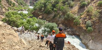 Şırnak'ta balık tutarken Habur Çayı'na düşen kişiyi arama çalışmaları sürüyor