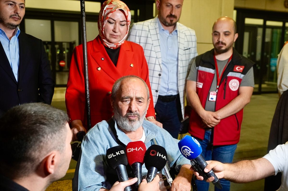 77 yaşındaki Ali Baybaş, Suudi Arabistan’dan Türkiye’ye getirildi
