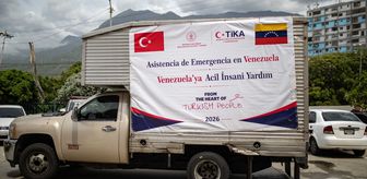 TİKA'dan depremin vurduğu Venezuela'ya 2 kamyon barınma ve temel yaşam malzemesi desteği