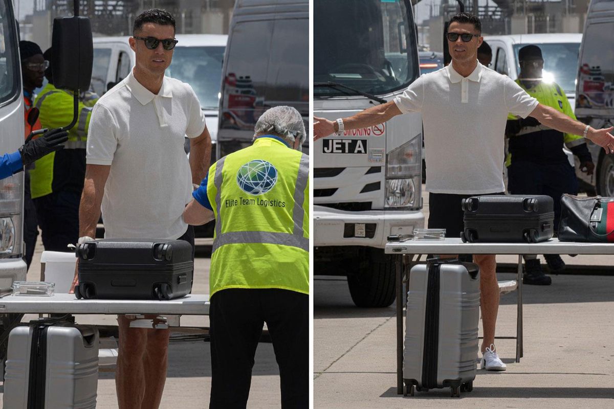 Üstü aranan Ronaldo'nun verdiği tepkiler gündem oldu
