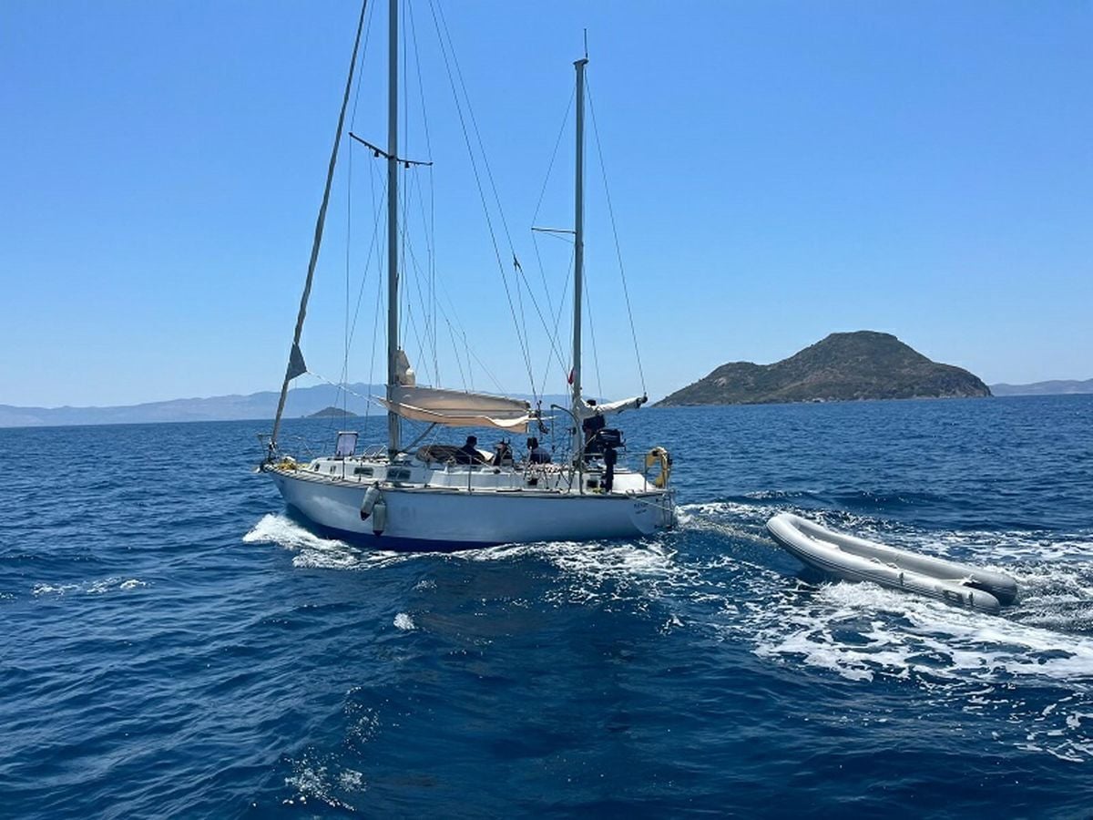 Bodrum'da yasa dışı yollarla yurt dışına çıkmaya çalışan 35 kaçak göçmen yakalandı