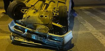 Çankırı'da takla atan otomobildeki 5 kişi yaralandı