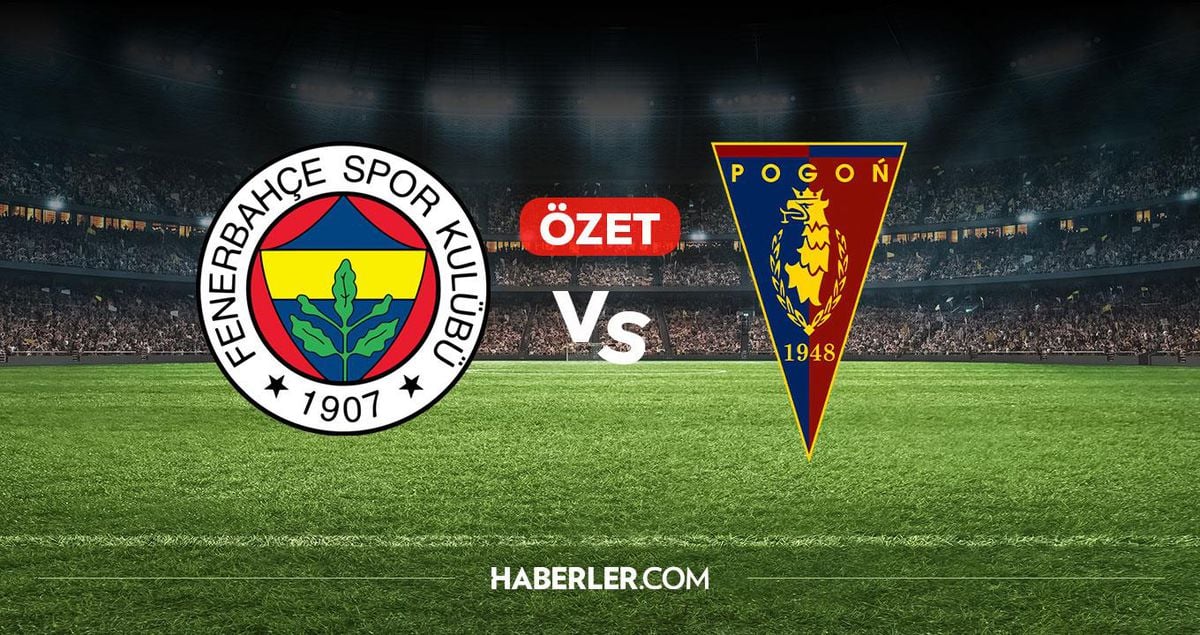 Fenerbahçe Pogon Szczecin maçından bir kare