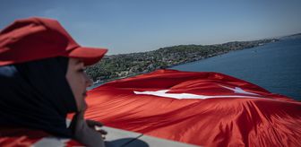 15 Temmuz'un 10. yılında köprülere dev Türk bayrağı