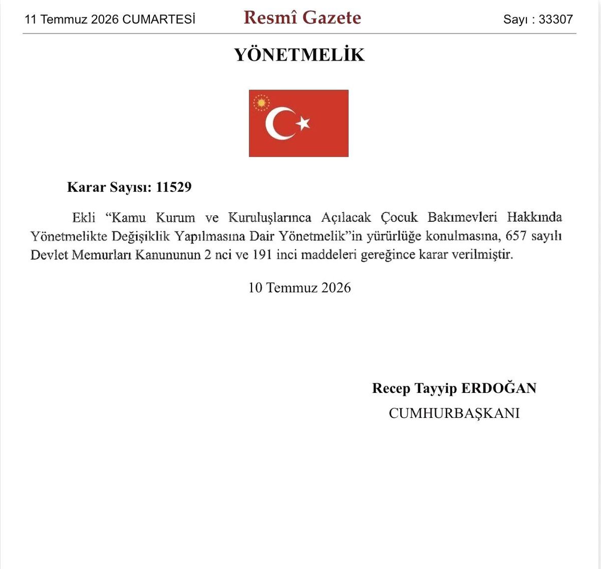 Kamu kurum ve kuruluşlarında çocuk bakımevleri yaygınlaştırılacak
