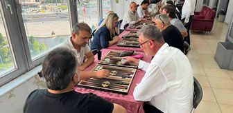 Kayseri Gazeteciler Cemiyeti'nde tavla turnuvası düzenlendi