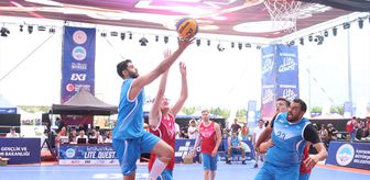 Kayseri'de FIBA 3x3 turnuvası ikinci gününde