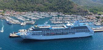 'Regatta' kruvaziyeri Marmaris'e 481 yolcusuyla geldi