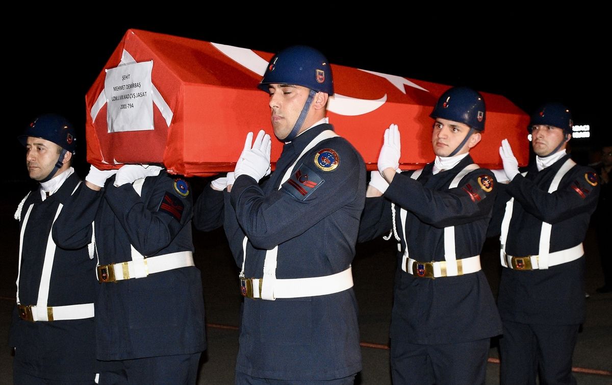 Şehit Jandarma Uzman Çavuş Mehmet Demirbaş memleketi Samsun'a getirildi