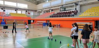Tekirdağ NKÜ'de çocuklara yönelik yaz spor kursları başladı