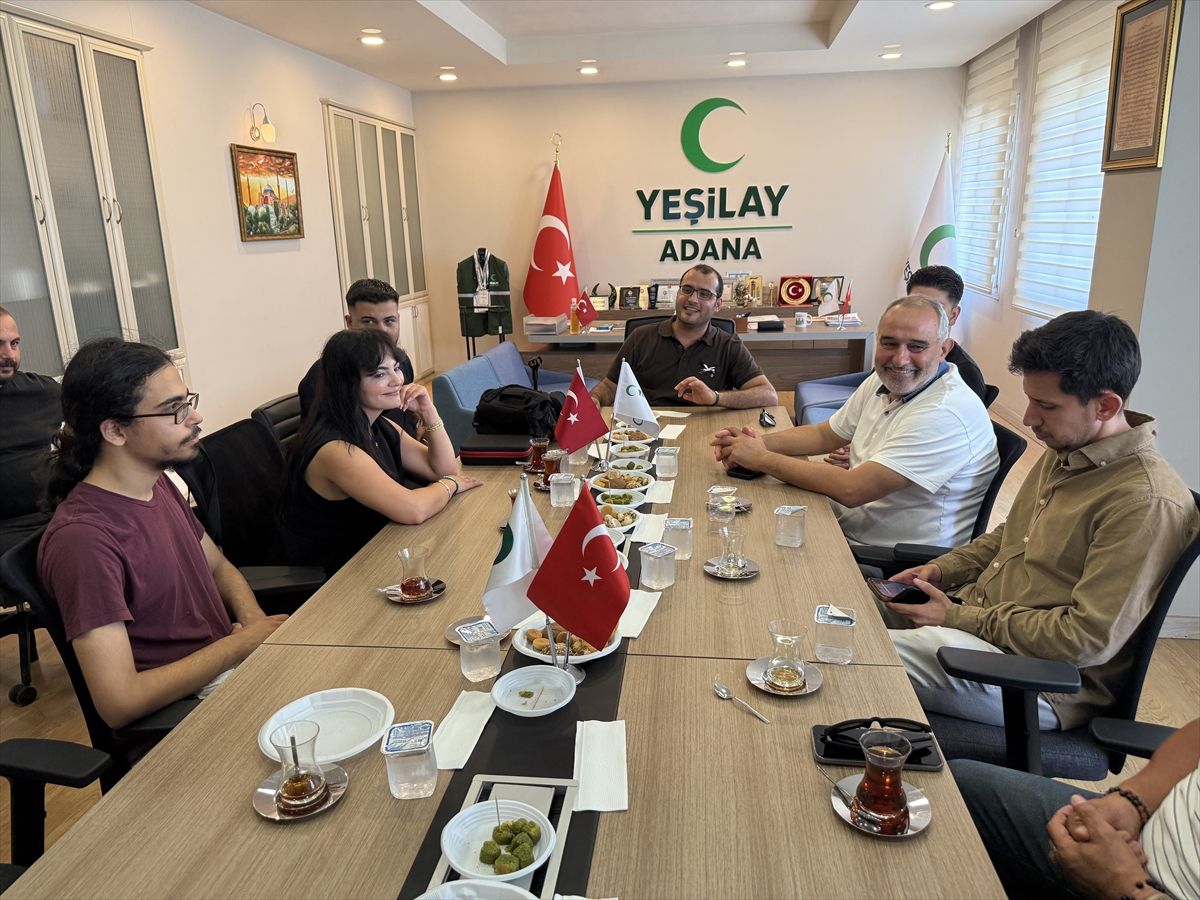 Yeşilay Adana Şube Başkanı Yıldırım, gazetecilerle buluştu