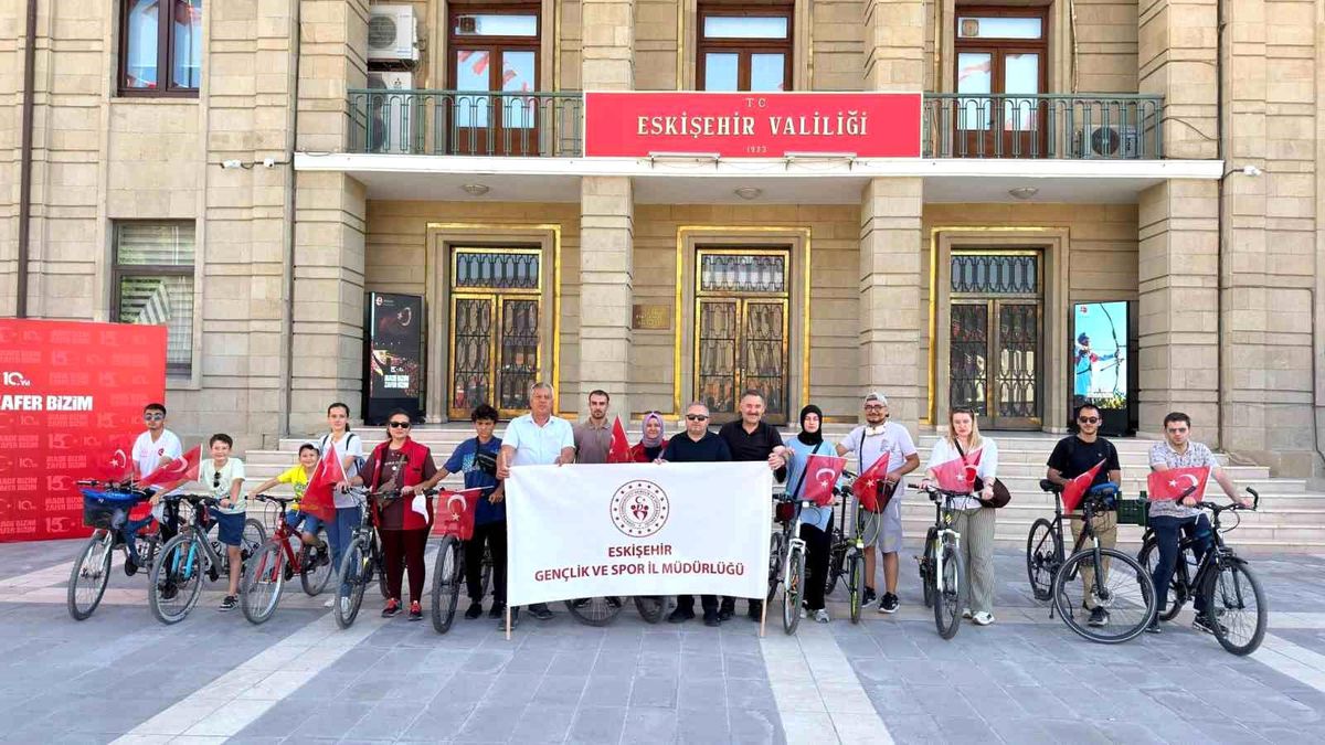 15 Temmuz Demokrasi ve Millî Birlik Günü etkinlikleri kapsamında anlamlı bisiklet turu