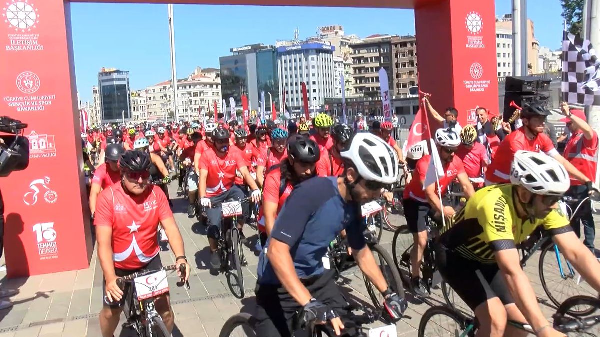 15 Temmuz'un 10. Yılında Bisiklet Turu: 'Bu Hain Darbeyi Unutturmayacağız'