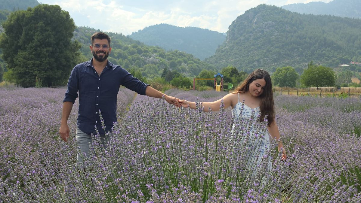 Adana'nın lavanta bahçeleri çekim platosuna dönüştü
