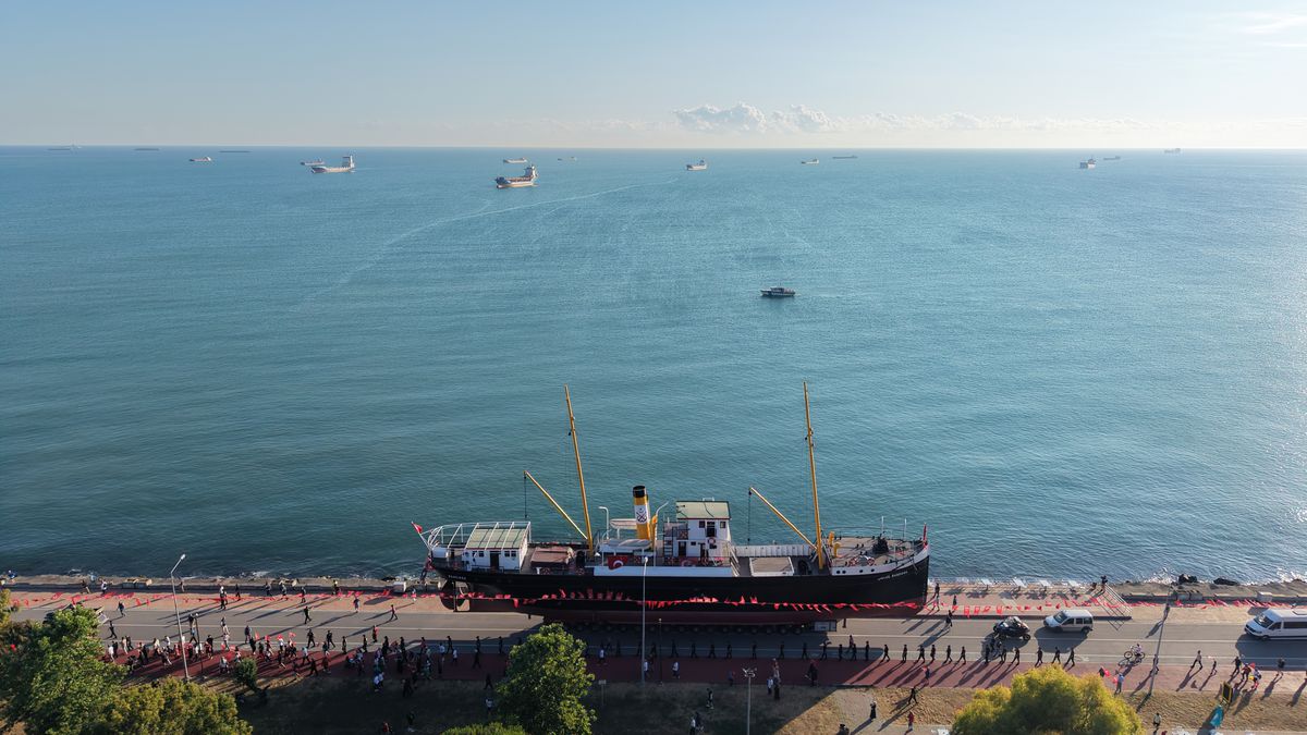 Bandırma Gemi Müzesi karadan yürütüldü