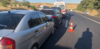 Bilecik'te zicirleme trafik kazasında 2 çocuk yaralandı