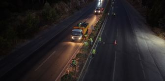 Bodrum'da refüj bakım çalışmaları gece yapılıyor